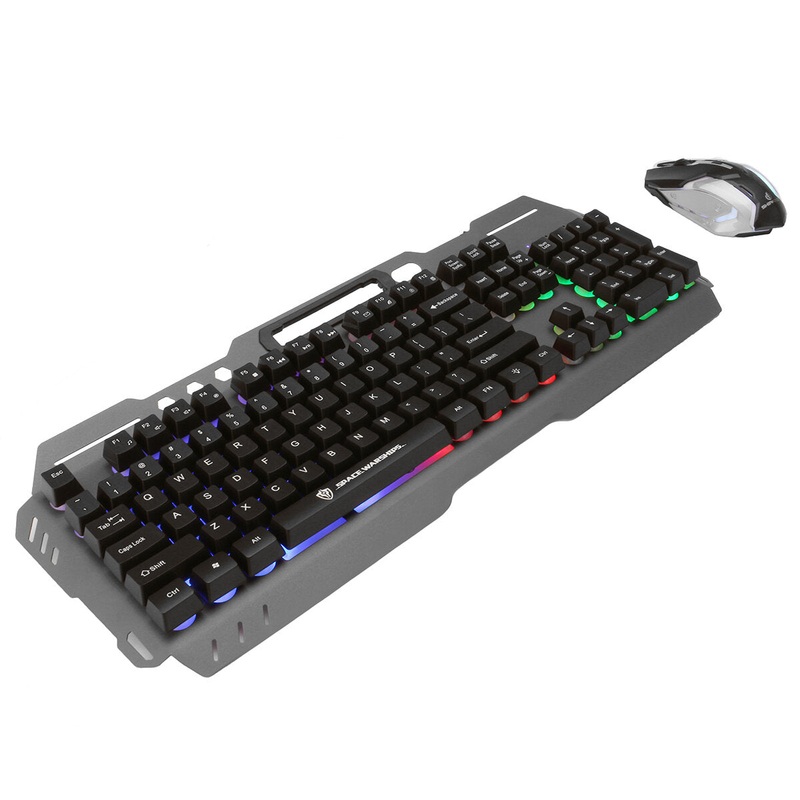 GT700/GK70 104 Keys Keyboard USB Wired RGB Backlight Desktop Keyboard Mouse Combo Gaming for PC Laptop Gamer