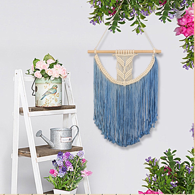 Macrame Wall Hanging Tapestry Hand Woven Pendant Decoration House Ceremony Living Room Home Furnishing Accessories