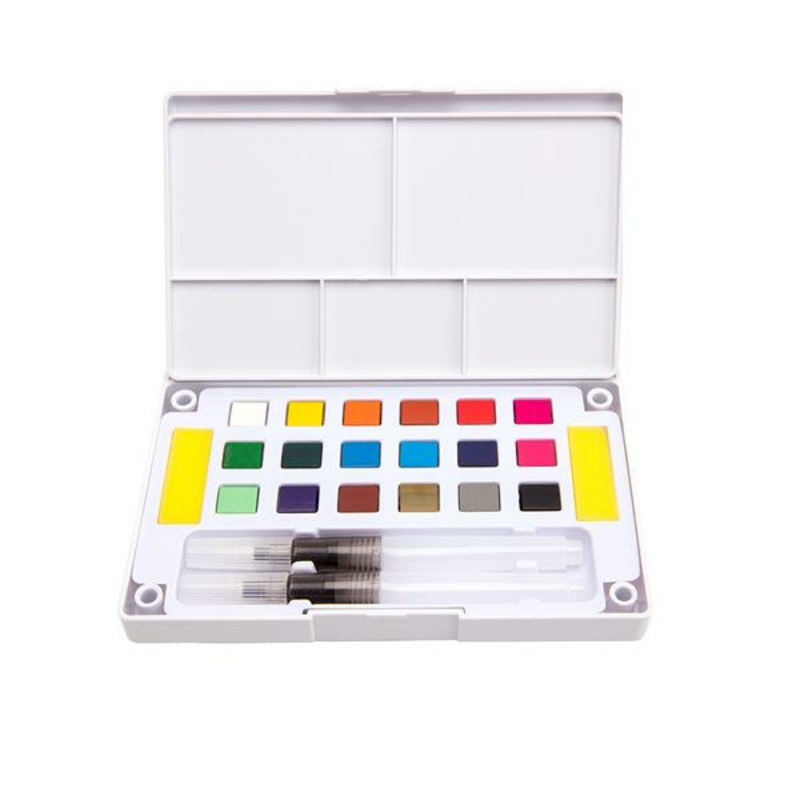 Portable Solid Watercolor Paint Set For Children’s Sketch In Kindergarten