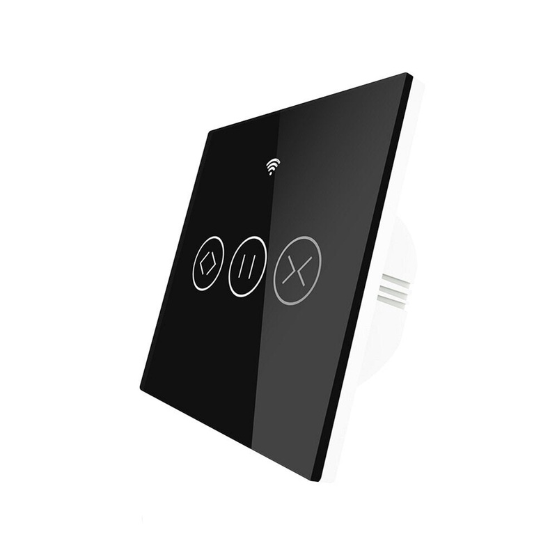 Tuya ZB RF 433MHz Smart Touch Curtain Switch Roller Blinds Shutter Wireless Control Relay Status Works with Alexa Google Home