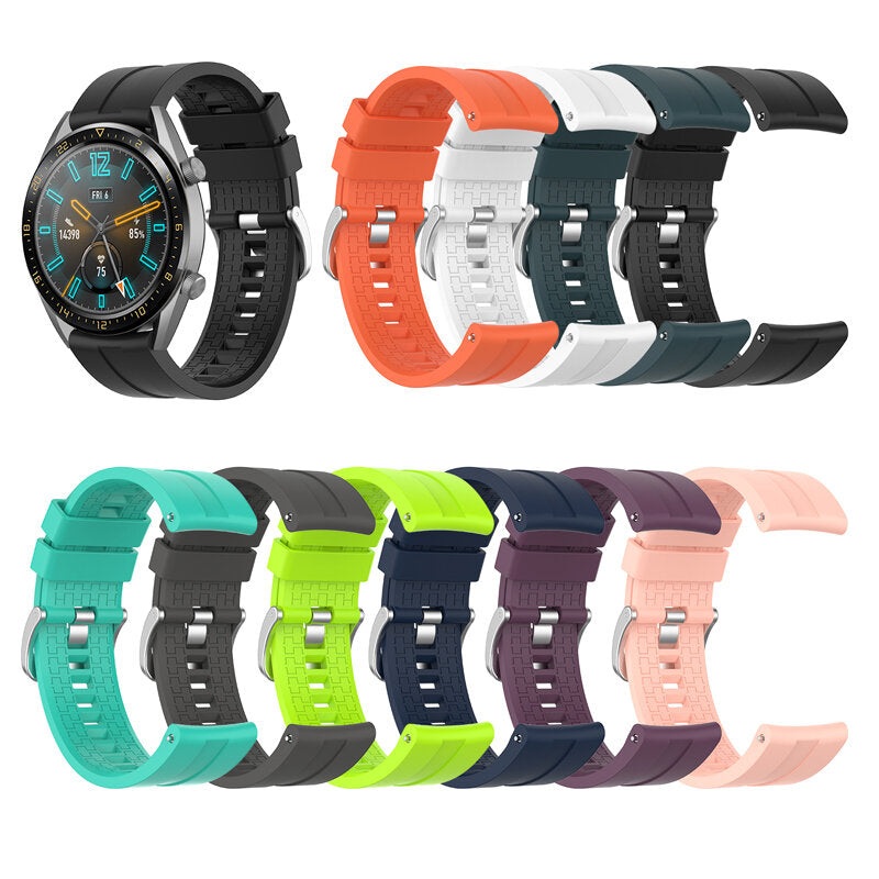 Bakeey 22mm Multi-color Silicone Replacement Strap Smart Watch Band For Huawei Watch GT / GT2