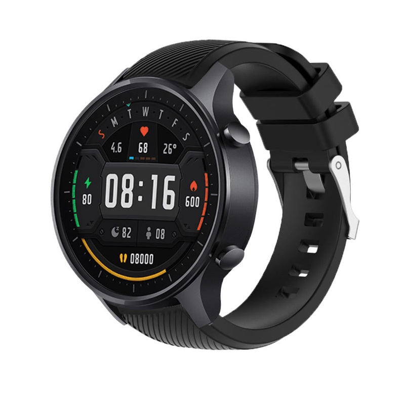 Bakeey 22mm Pure Cross Grain Soft Silicone Watch Band Wrist Strap Replacement for Xiaomi Watch Color Non-original