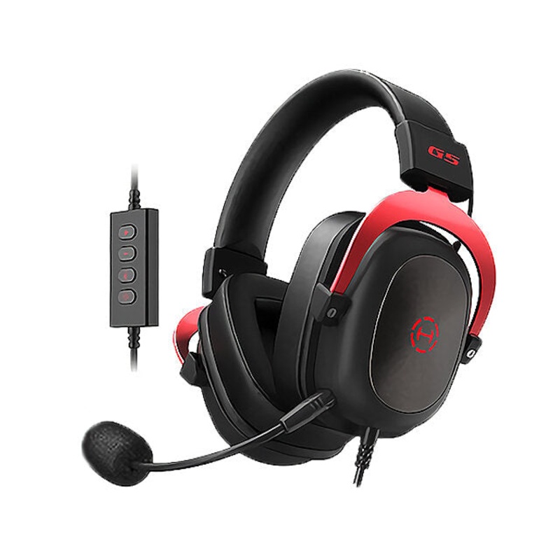 Edifier HECATE G5 Gaming Headset Wired Headphone Virtual 7.1 Channels 53mm Sound Unit Pullable Head Beam Ergonomics Headphone with External Microphone
