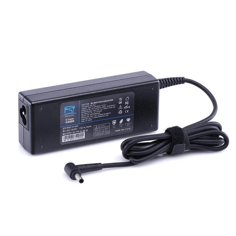 Fothwin 19V 90w 4.74A Laptop Power Adapter Notebook Charger Interface 4.5*3.0 For ASUS Add the AC Cable