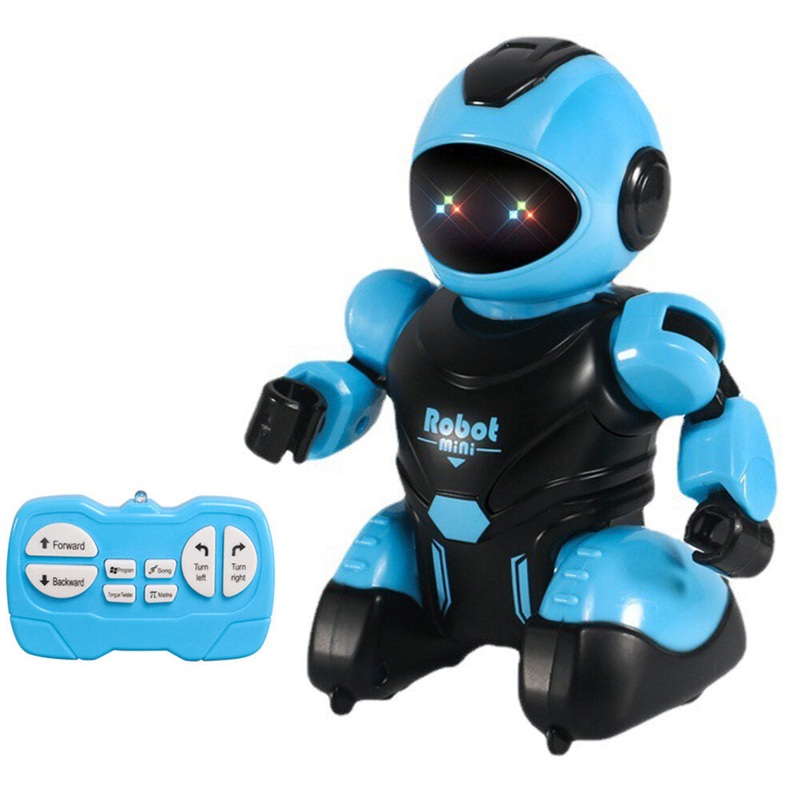 Interaction Intelligent Programming Mini Remote Control Robot Singing & Dancing LED Lighting RC Robot Kids Toy