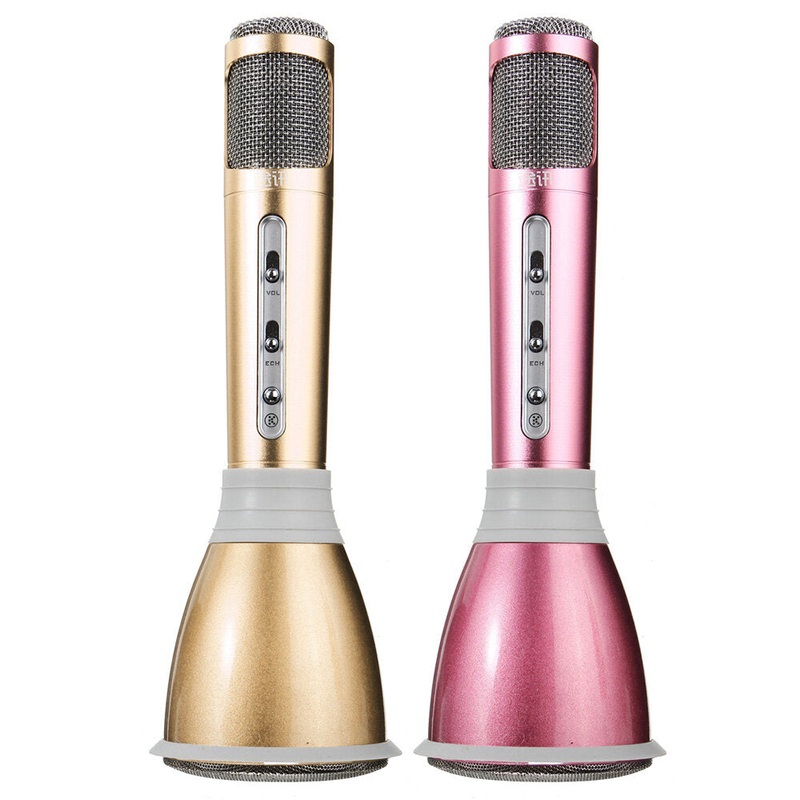 Mini Portable Speaker Instrument Wireless Microphone for KTV Karaoke Music Gift