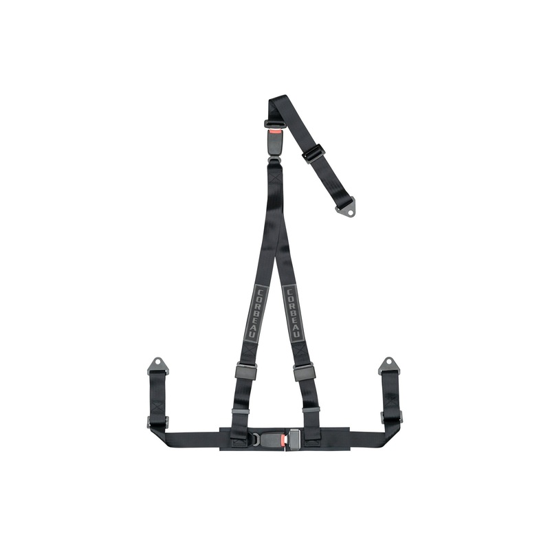 Corbeau 2-Inch 3-Point Double Release Harness Belts