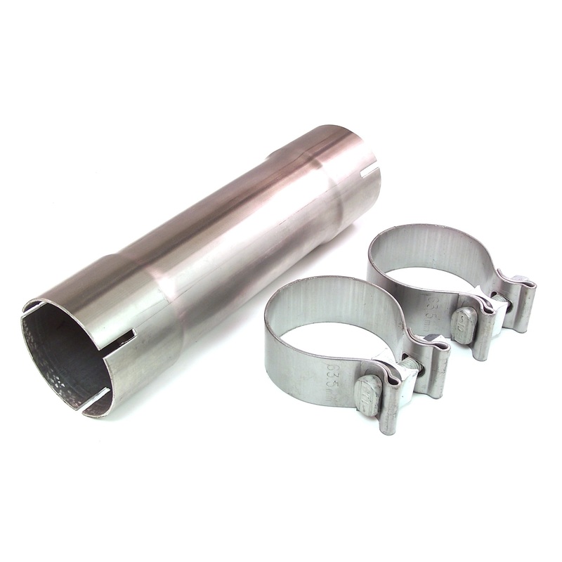 Euro Sport 2.5in Stainless Steel Slip Connector