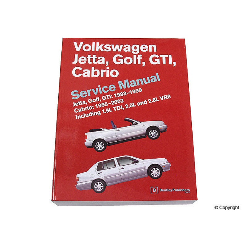 Bentley Repair Manual VW Mk3 Golf/Cabrio/Jetta 1993-99