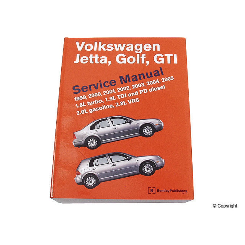 Bentley Repair Manual VW Mk4 Golf/Jetta 1999-2005 all