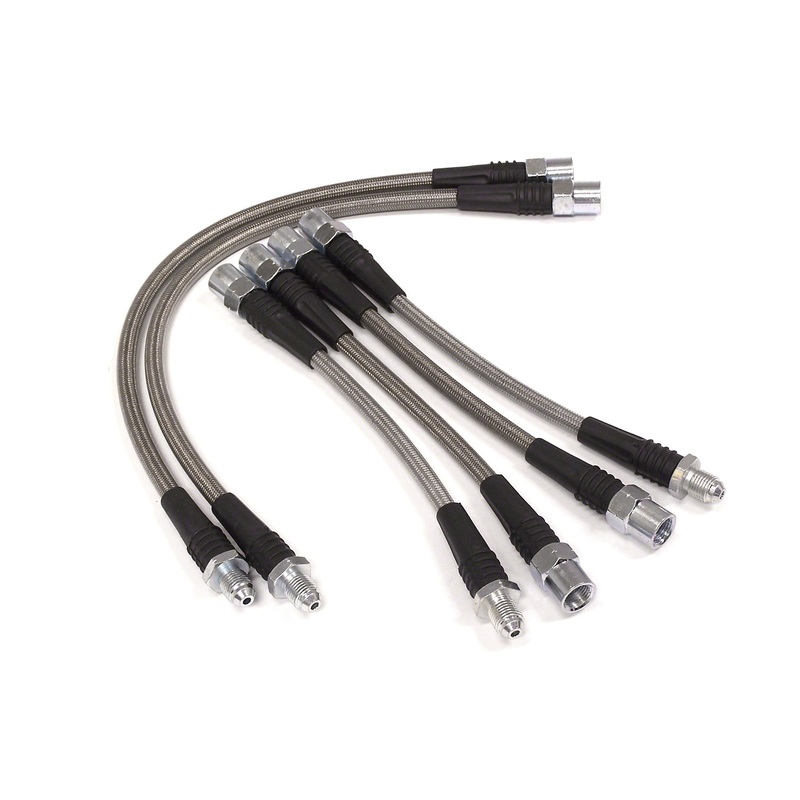 Stainless Steel Braided Brake Line Set – VW Mk1/Mk2 16v