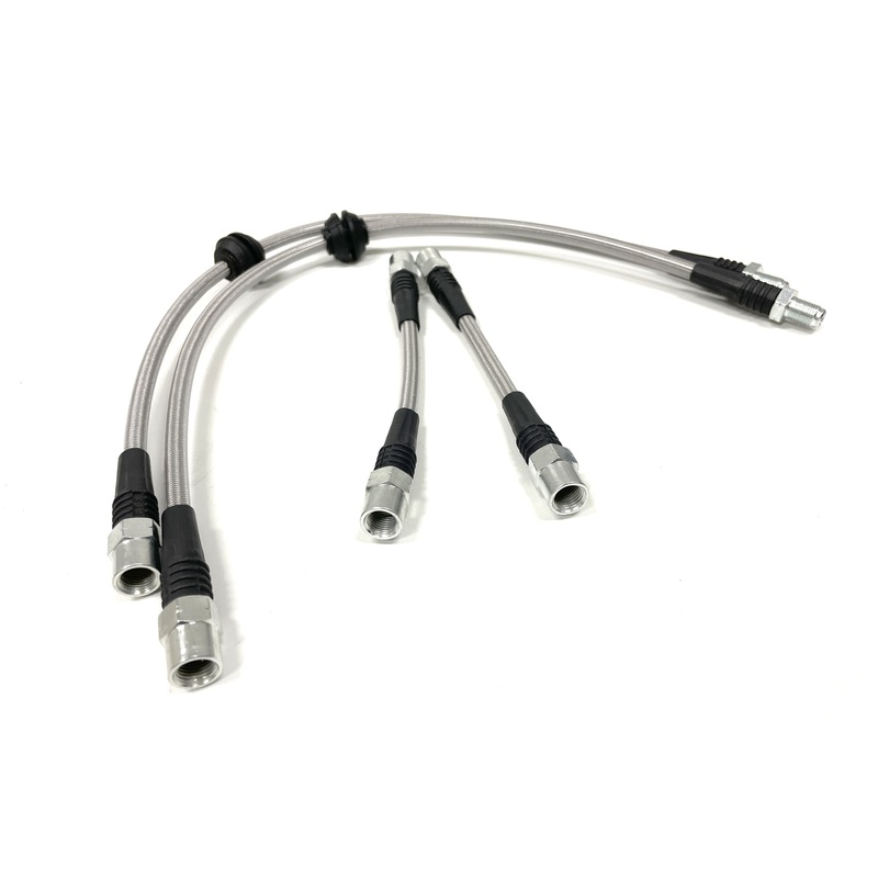 Stainless Steel Braided Brake Line Set – VW Mk3 Golf/Jetta 2.0L/Cabrio