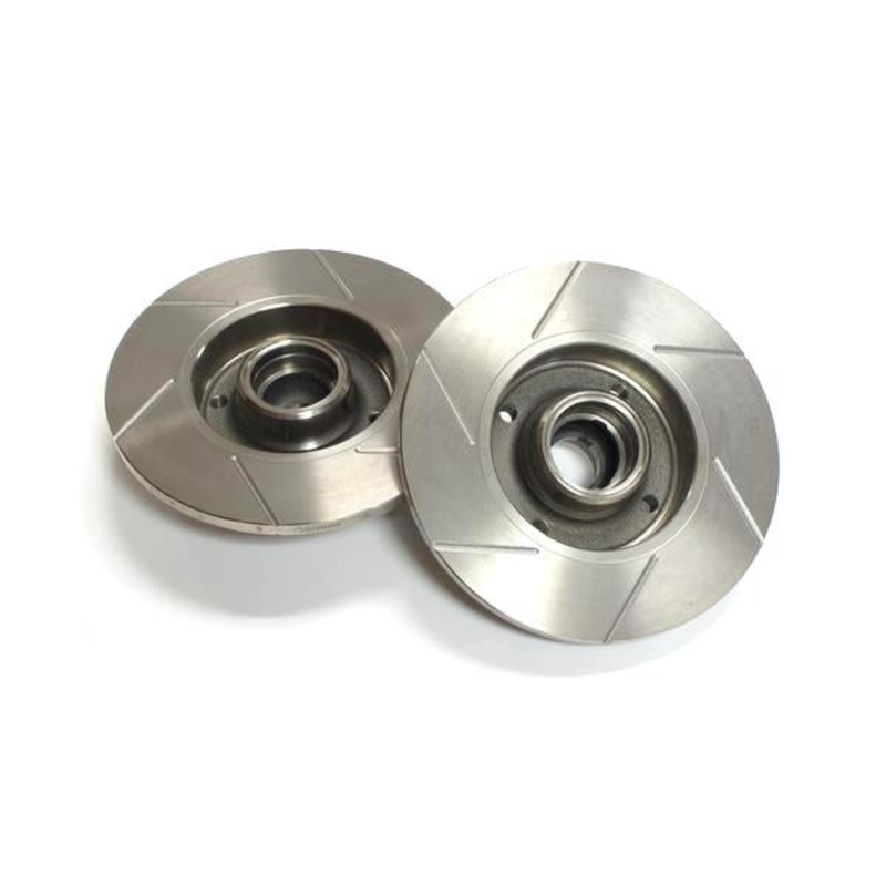 VW Mk2 Slotted 9.4 4-lug vented front brake rotors (Pair)
