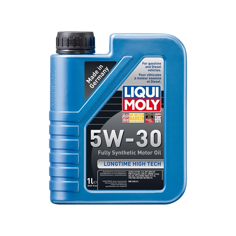 Liqui Moly Fully Synthetic Longtime High Tech 5W-30 Motor Oil – 1 Liter