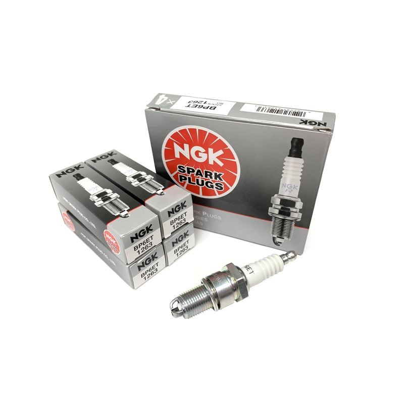 NGK BP6ET (1263) Copper 3-Tip Spark Plugs (Set of 4)