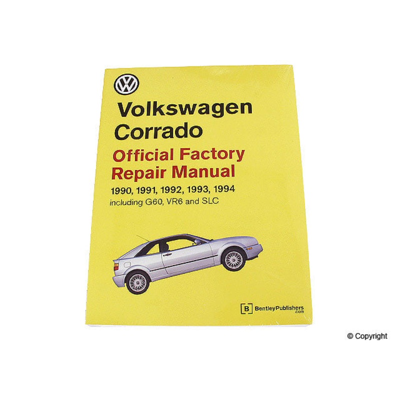 Bentley Repair Manual VW Mk2 Corrado G60 & VR6