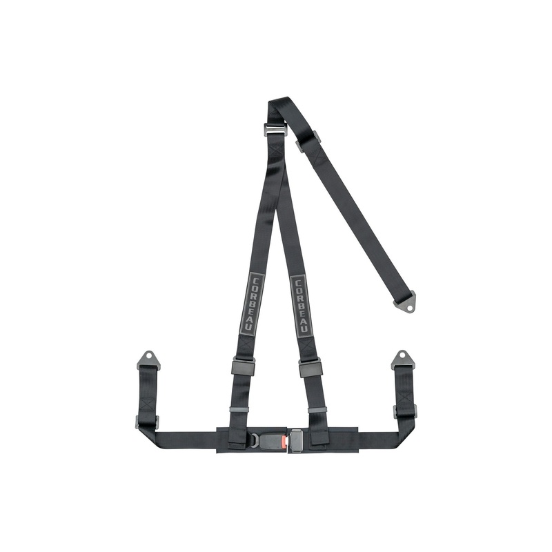 Corbeau 2-Inch 3-Point Snap-In Harness Belts
