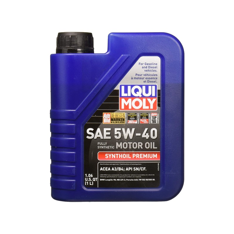 Liqui Moly Full Synthetic Synthoil Premium 5W-40 Motor Oil – 1 Liter