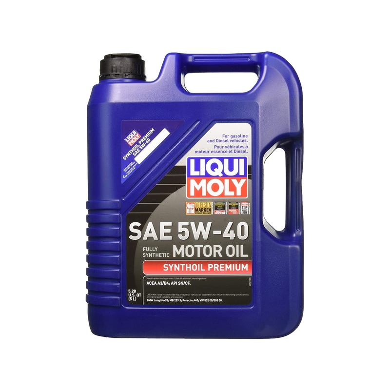 Liqui Moly Full Synthetic Synthoil Premium 5W-40 Motor Oil – 5 Liter