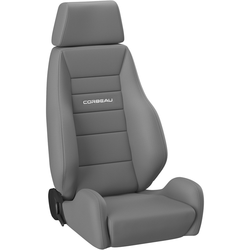 Corbeau GTS II Reclining Seat Pair (Driver & Passenger) – Grey Cloth