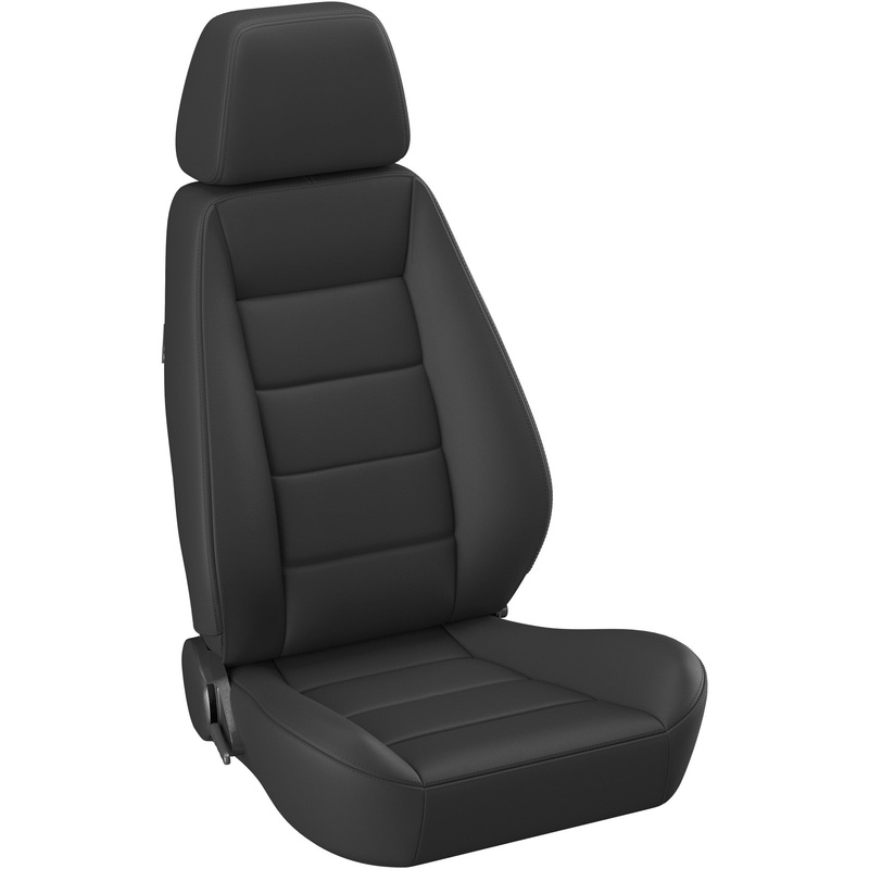 Corbeau Sport Seat Reclining Seat Pair (Driver & Passenger) – Black Neoprene