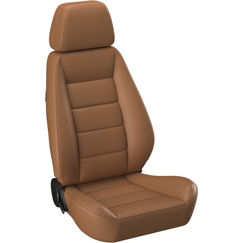 Corbeau Sport Seat Reclining Seat Pair (Driver & Passenger) – Tan Vinyl