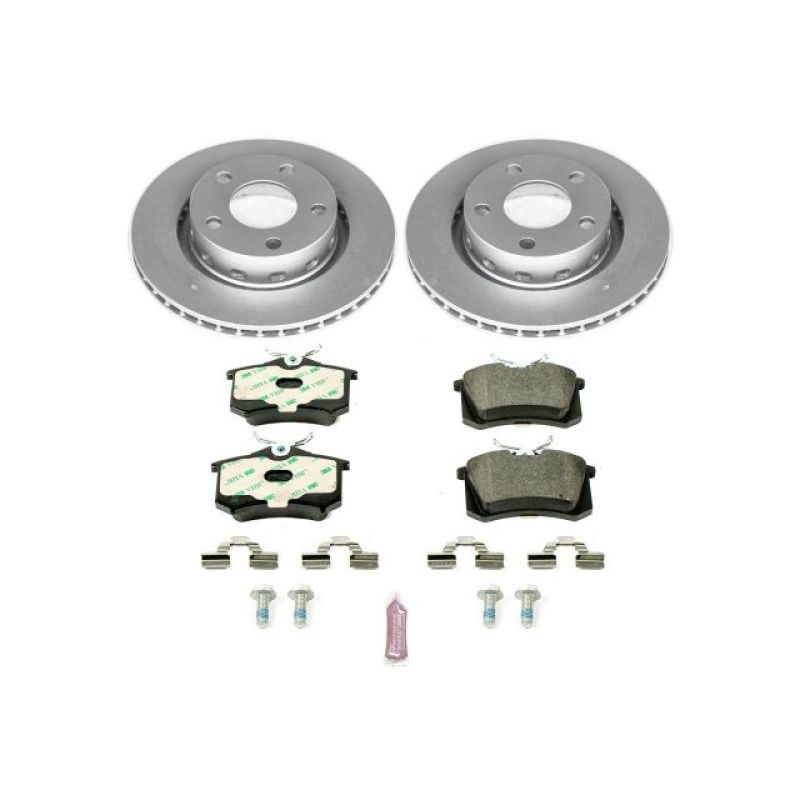 PowerStop Power Stop 00-04 Audi A6 Quattro Rear Euro-Stop Brake Kit