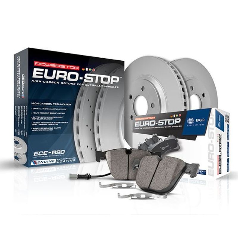 PowerStop Power Stop 01-02 Mercedes-Benz E430 Rear Euro-Stop Brake Kit