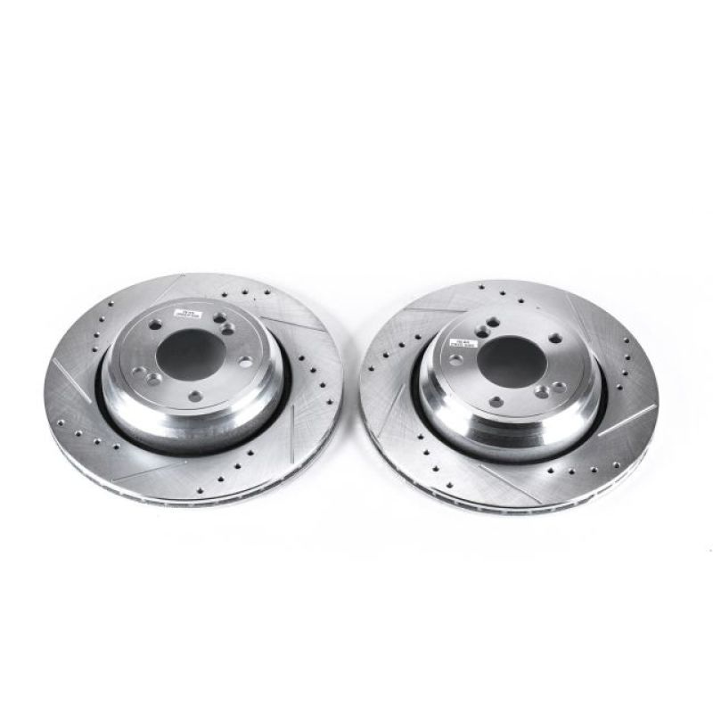 PowerStop Power Stop 01-06 BMW M3 Rear Evolution Drilled & Slotted Rotors – Pair