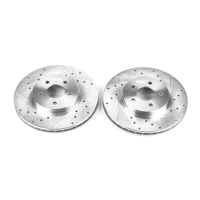 PowerStop Power Stop 02-08 Jaguar X-Type Front Evolution Drilled & Slotted Rotors – Pair