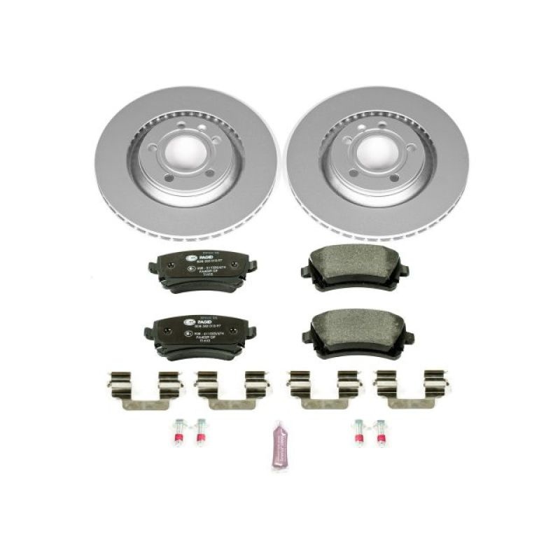 PowerStop Power Stop 04-09 Audi S4 Rear Euro-Stop Brake Kit