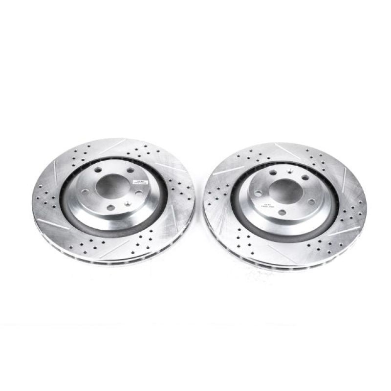PowerStop Power Stop 05-11 Audi A6 Quattro Rear Evolution Drilled & Slotted Rotors – Pair