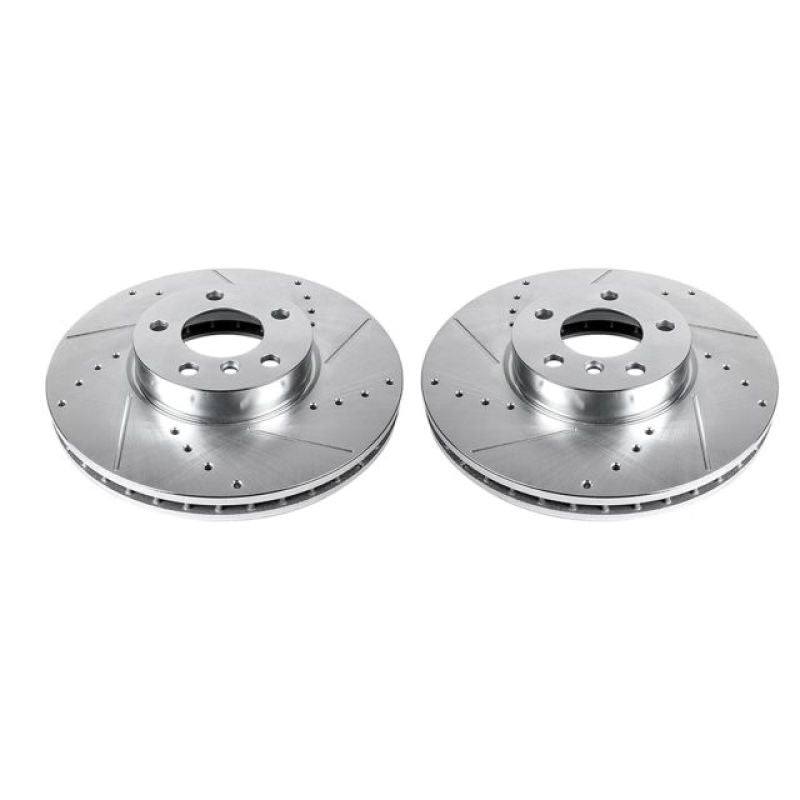 PowerStop Power Stop 07-18 BMW X5 Front Evolution Drilled & Slotted Rotors – Pair