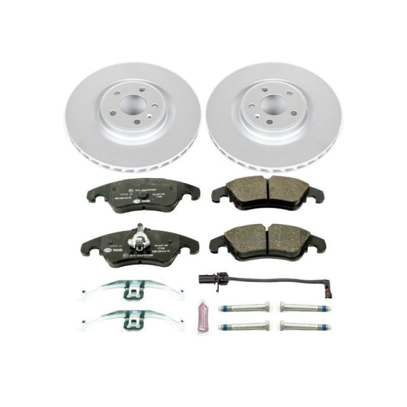 PowerStop Power Stop 10-11 Audi S4 Front Euro-Stop Brake Kit