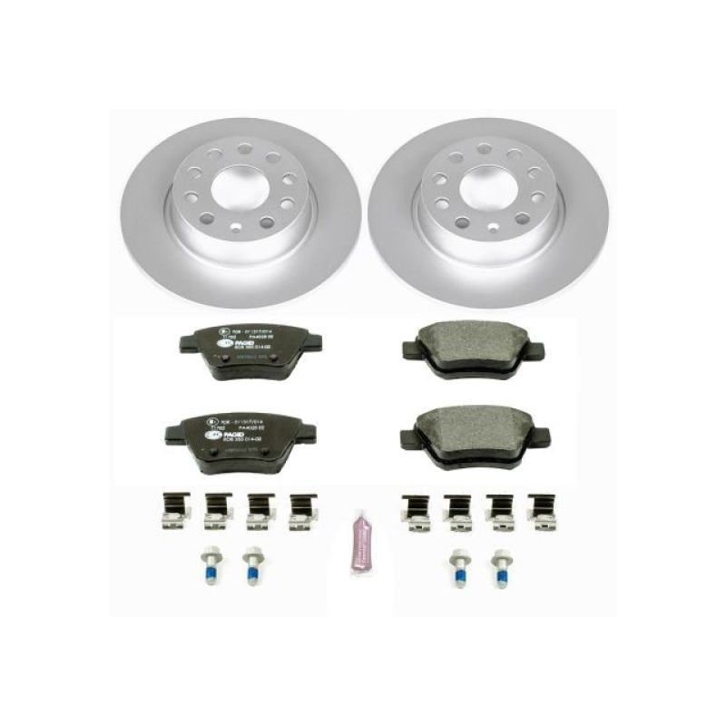 PowerStop Power Stop 10-12 Audi A3 Rear Euro-Stop Brake Kit