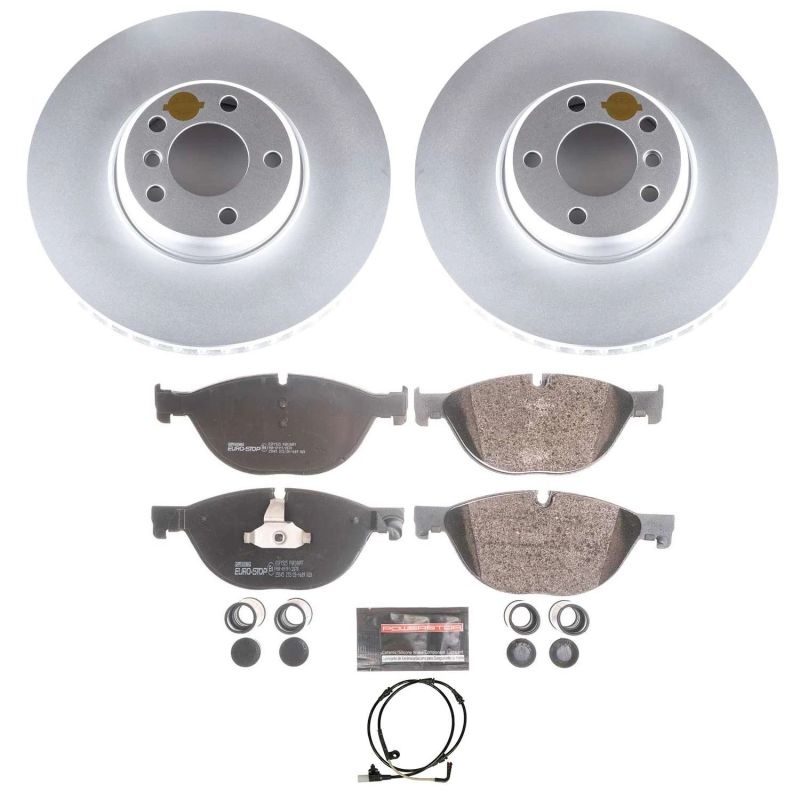 PowerStop Power Stop 10-17 BMW 535i GT Front Euro-Stop Brake Kit
