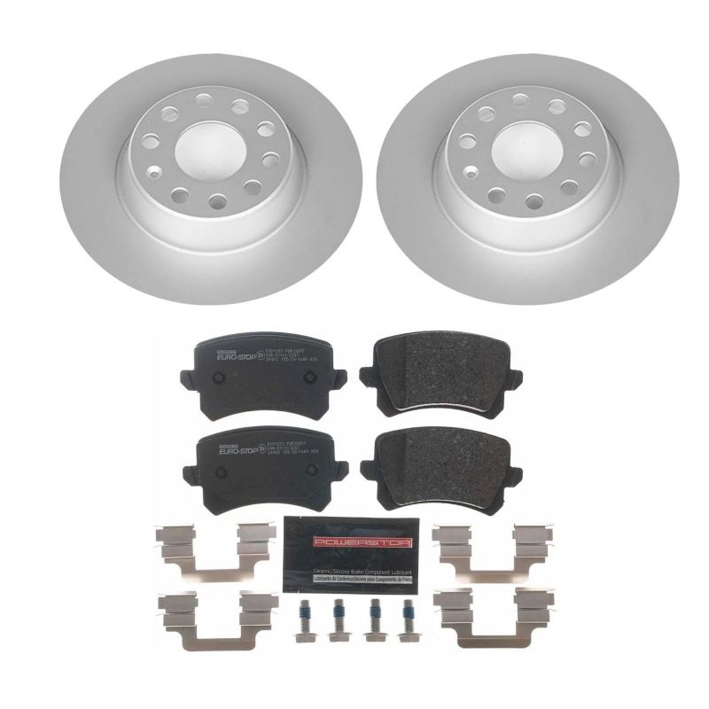 PowerStop Power Stop 2009 Volkswagen Passat Rear Euro-Stop Brake Kit