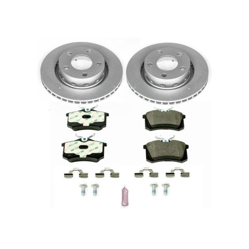 PowerStop Power Stop 02-04 Audi S6 Rear Euro-Stop Brake Kit