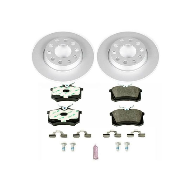 PowerStop Power Stop 02-05 Audi A4 Rear Euro-Stop Brake Kit