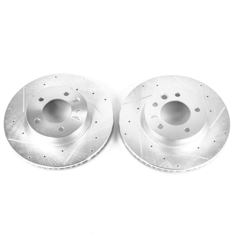 PowerStop Power Stop 04-06 Porsche Cayenne Front Evolution Drilled & Slotted Rotors – Pair