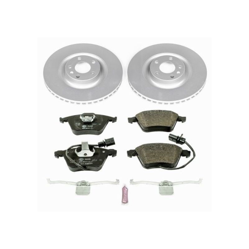 PowerStop Power Stop 04-09 Audi S4 Front Euro-Stop Brake Kit