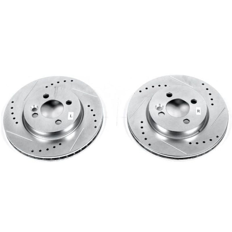 PowerStop Power Stop 07-16 Mini Cooper Front Evolution Drilled & Slotted Rotors – Pair