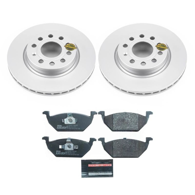 PowerStop Power Stop 11-15 Volkswagen Jetta Front Euro-Stop Brake Kit