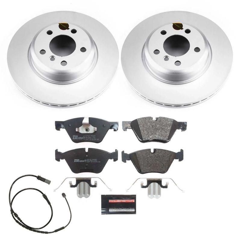 PowerStop Power Stop 11-16 BMW 528i Front Euro-Stop Brake Kit