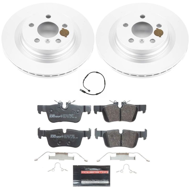 PowerStop Power Stop 16-20 BMW X1 Rear Euro-Stop Brake Kit