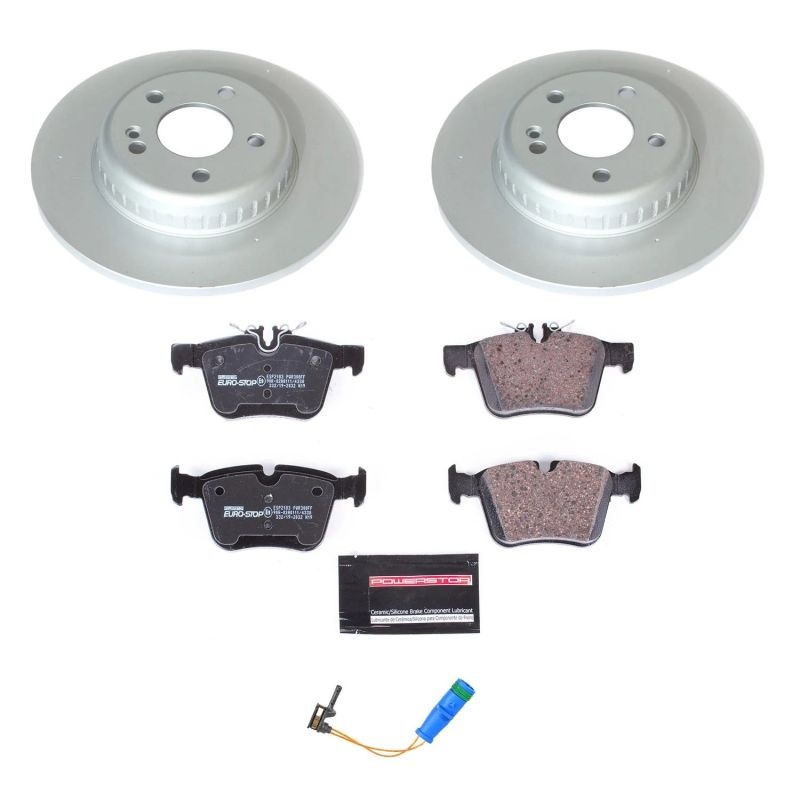 PowerStop Power Stop 17-18 Mercedes-Benz C300 Rear Euro-Stop Brake Kit