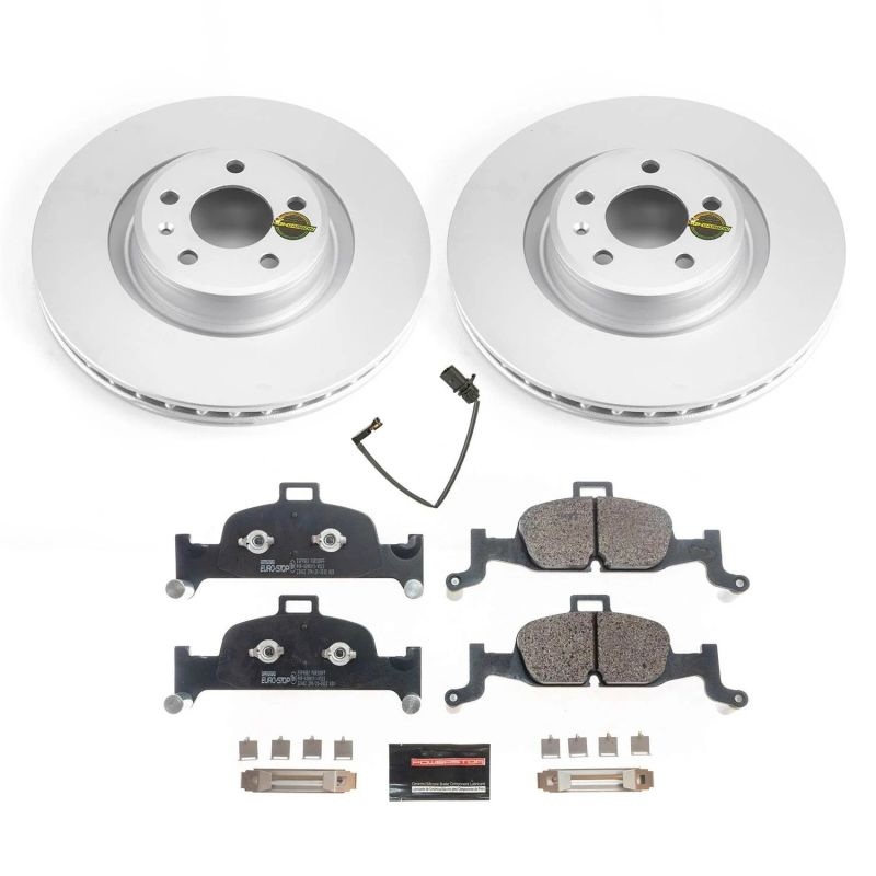 PowerStop Power Stop 17-19 Audi A4 Front Euro-Stop Brake Kit