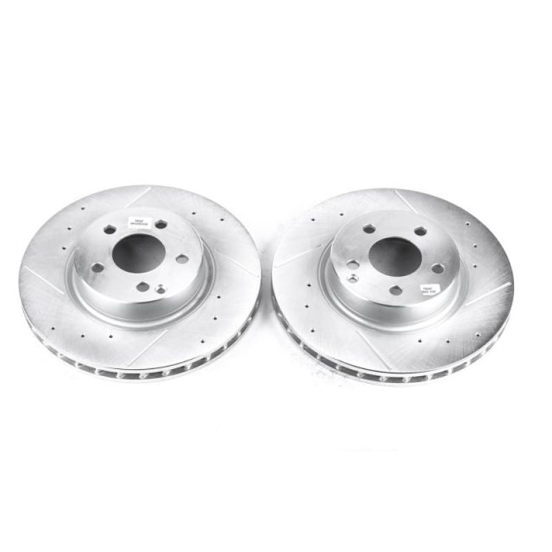 PowerStop Power Stop 2006 Mercedes-Benz E350 Front Evolution Drilled & Slotted Rotors – Pair