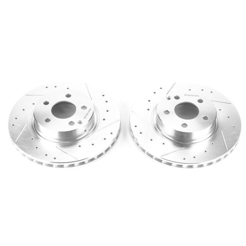 PowerStop Power Stop 04-06 Mercedes-Benz E500 Front Evolution Drilled & Slotted Rotors – Pair