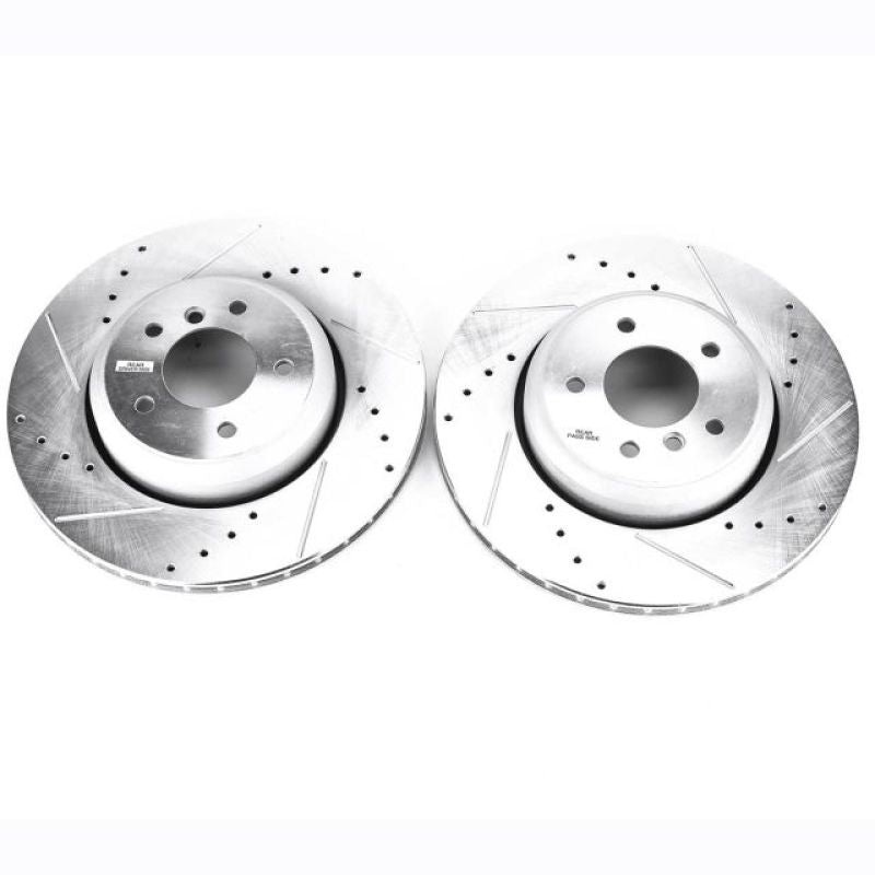 PowerStop Power Stop 08-10 BMW 535i Rear Evolution Drilled & Slotted Rotors – Pair